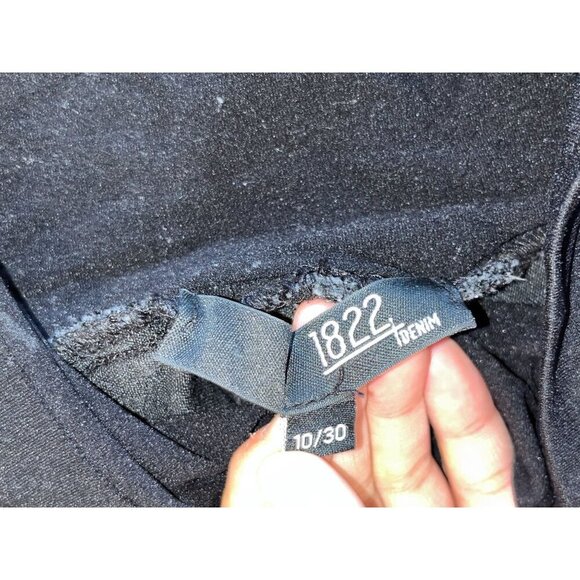 1822 Denim Black High-Waisted Skinny Maternity Women's Jeans Size 10/30 - Picture 6 of 9